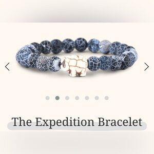 Blue Elephant Tracking Bracelet